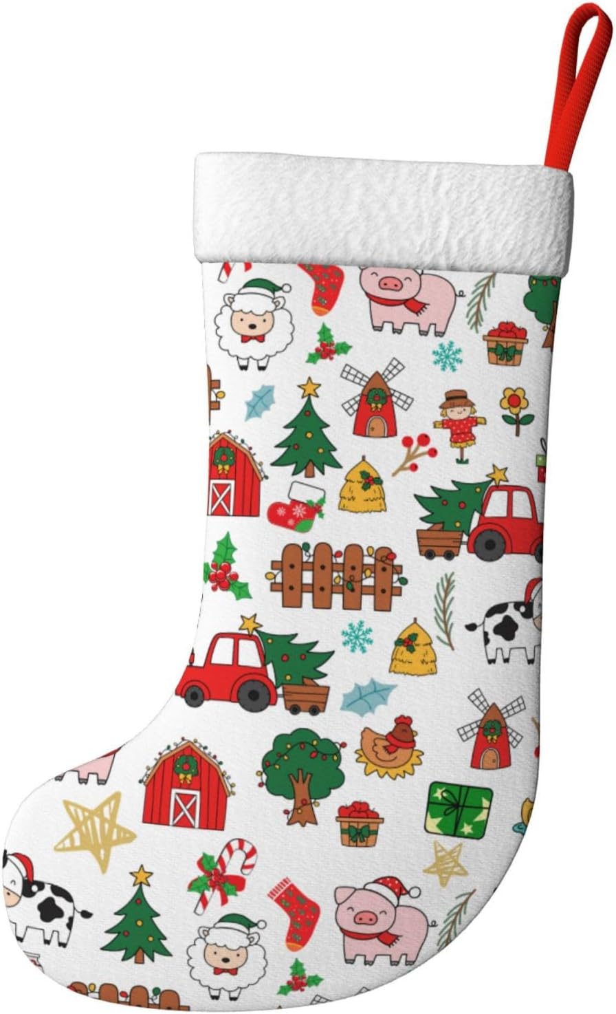 Animaux de ferme, cadeaux de n - Christmas Stocking Hanging avis et prix