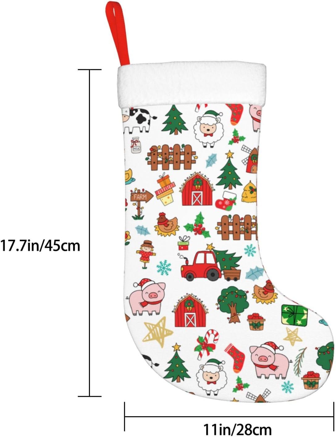 Animaux de ferme, cadeaux de n - Christmas Stocking Hanging avis et prix
