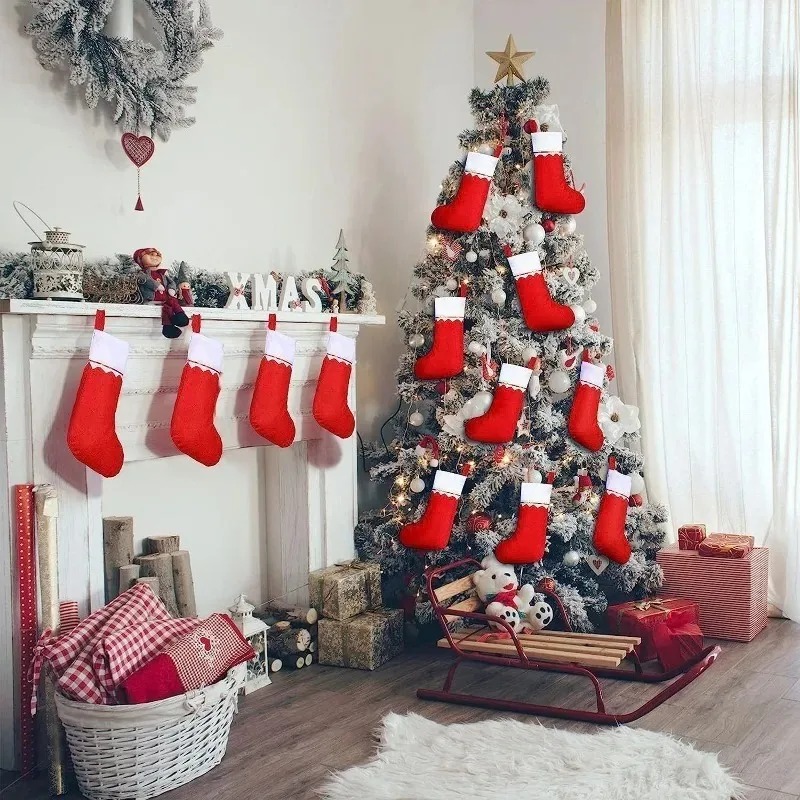 Lot de 12-24 chaussettes de No - Christmas Stocking Hanging avis et prix