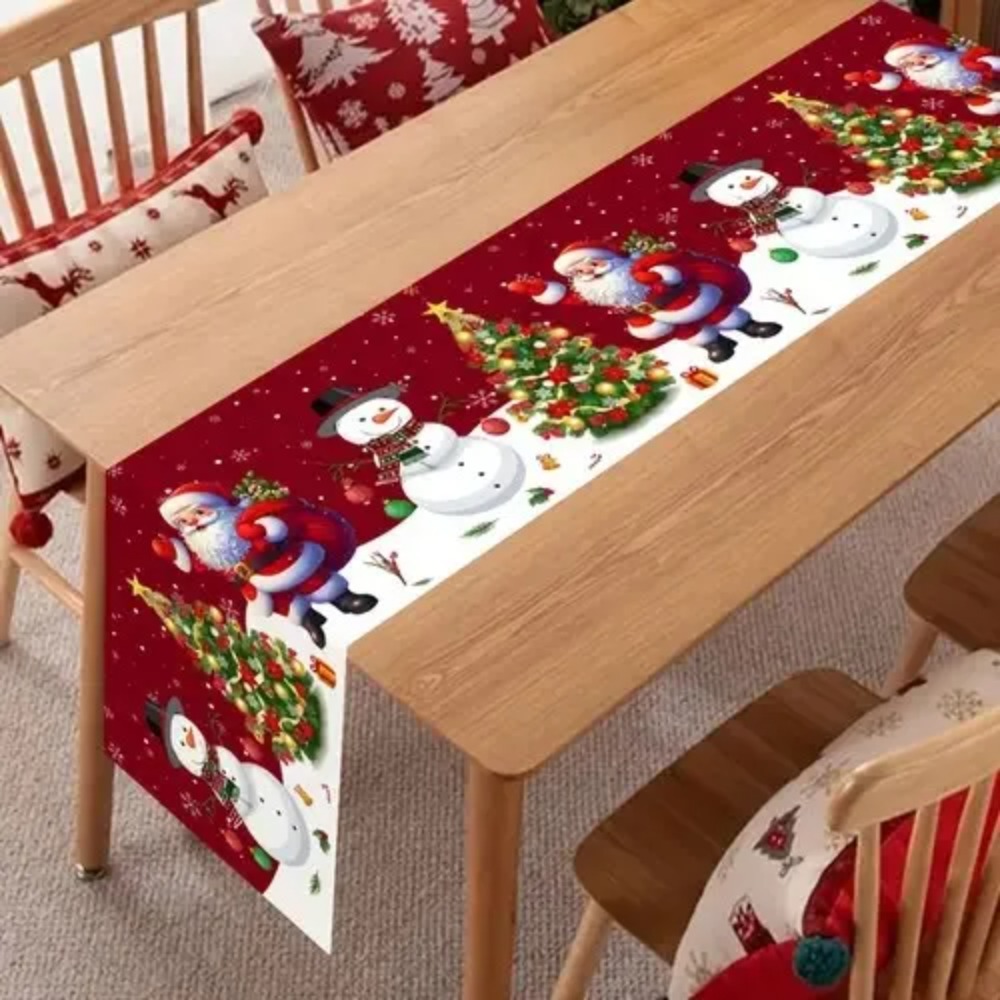 Chemin de table de Noël Père N - Christmas Table Runner avis et prix