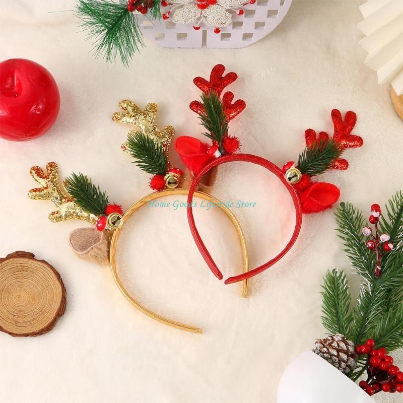 E74E – lot 6 bandeaux en bois  - Reindeer Antlers Headband avis et prix